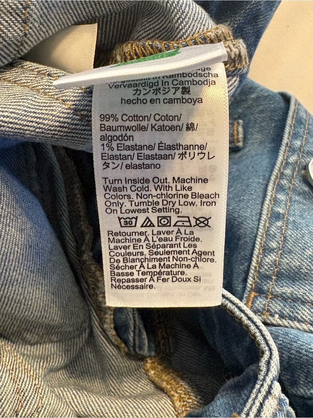 J. Crew High Rise Sailor Denim Trouser in 1996 Semi-Stretch Size 27 Light Wash - Picture 8 of 9